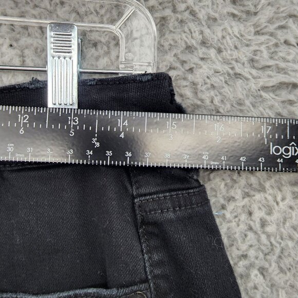 American Eagle Outfitters Shorts Womens 10 Black Hi-Rise Festival Cut Off Jorts - Picture 5 of 10